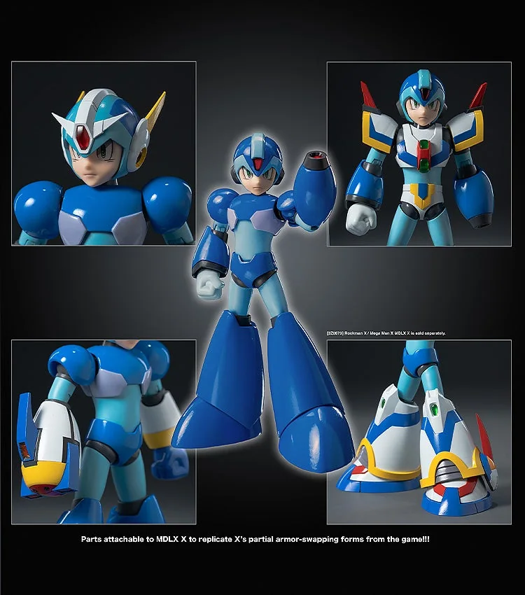 mega man x mdlx x force armor action figure 009
