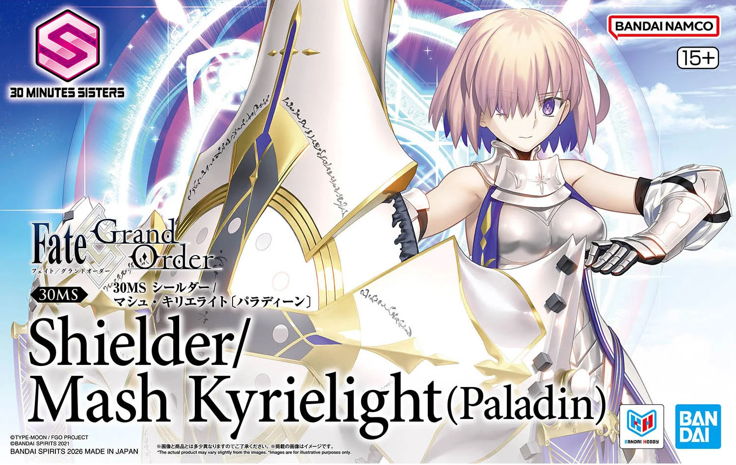 Fate/Grand Order × 30MS Mash Kyrielight Paladin Model Kit Sample Images Revealed