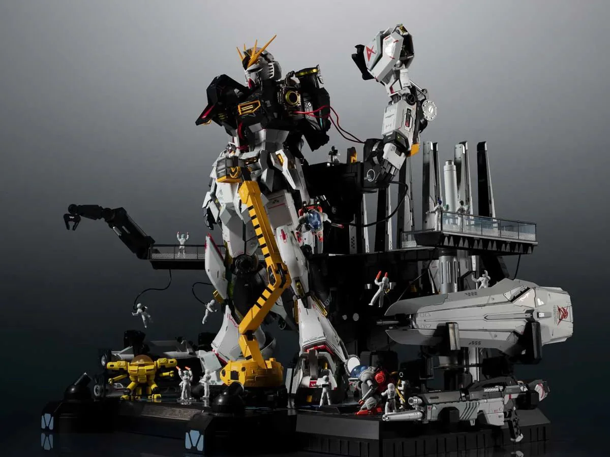 Gundam METAL STRUCTURE RX-93 ν Gundam Londo Bell Engineers Option Set Returns